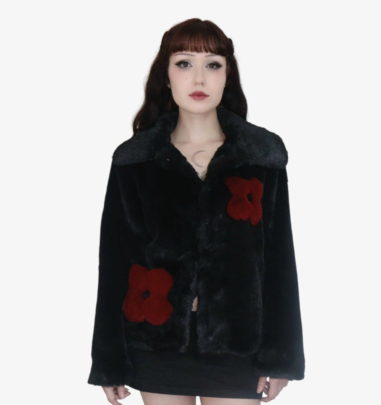 Lucky Petal Fur Coat