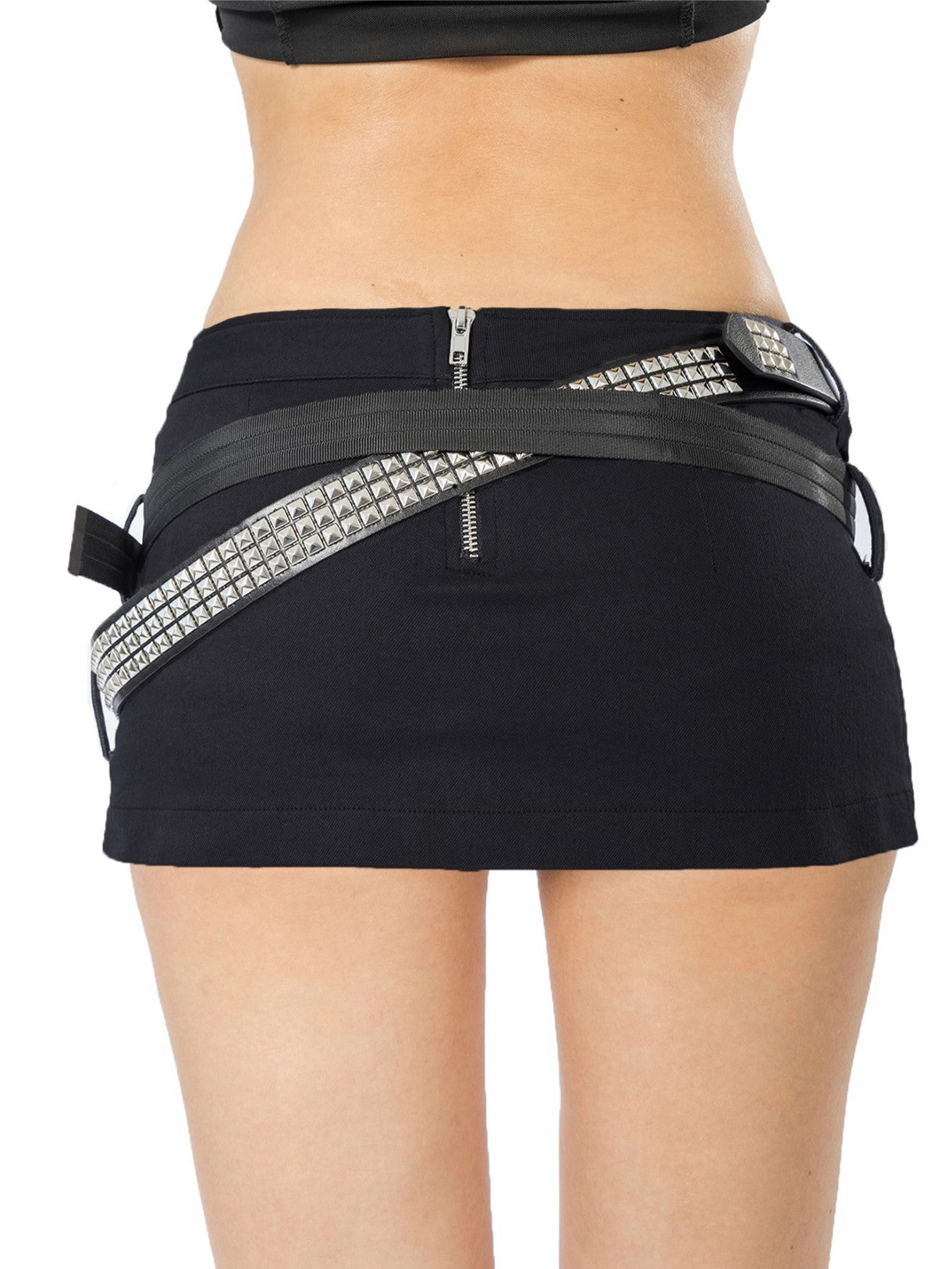 Crossed Belt Skort