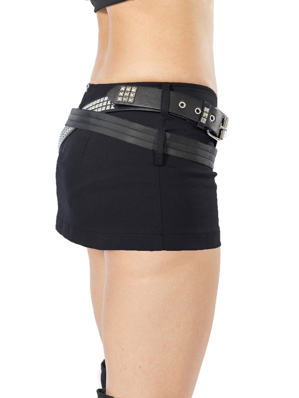 Crossed Belt Skort