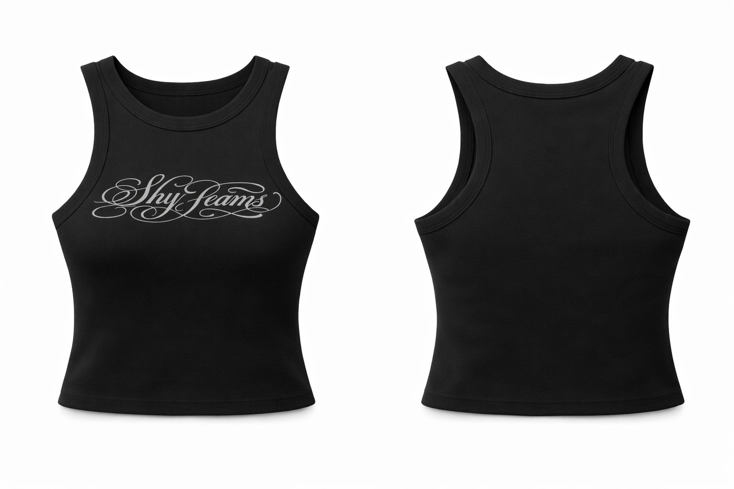 Cotton Baby Tank- Black