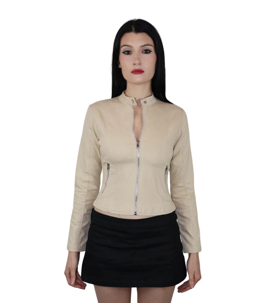 Moto Doll Jacket- Fawn