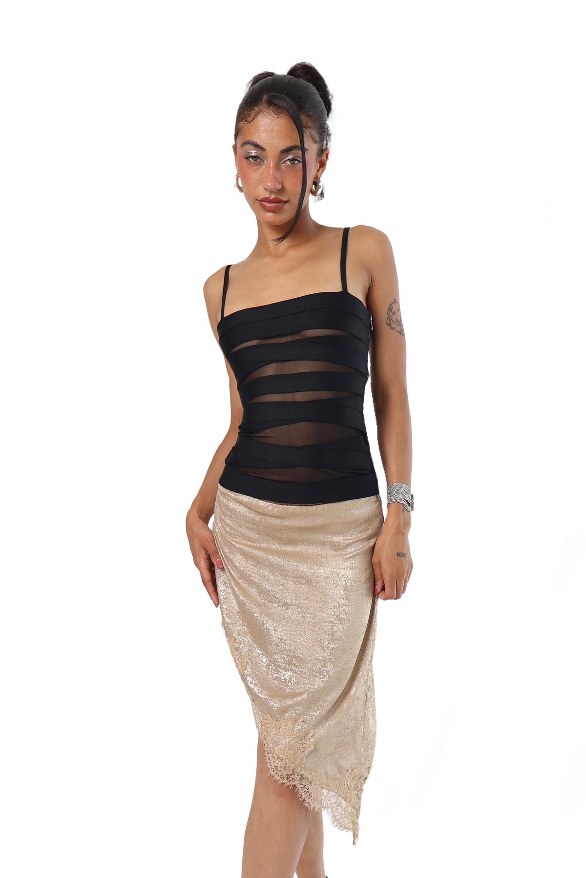 Peek-a-boo Bandage Top