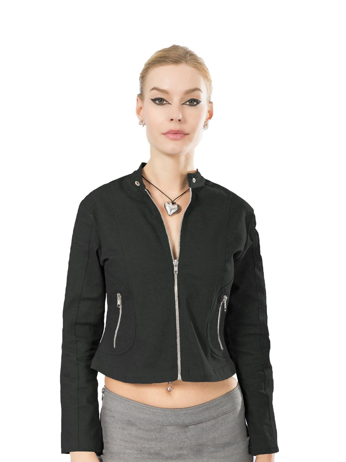 Motto Doll Fitted Jacket- Black