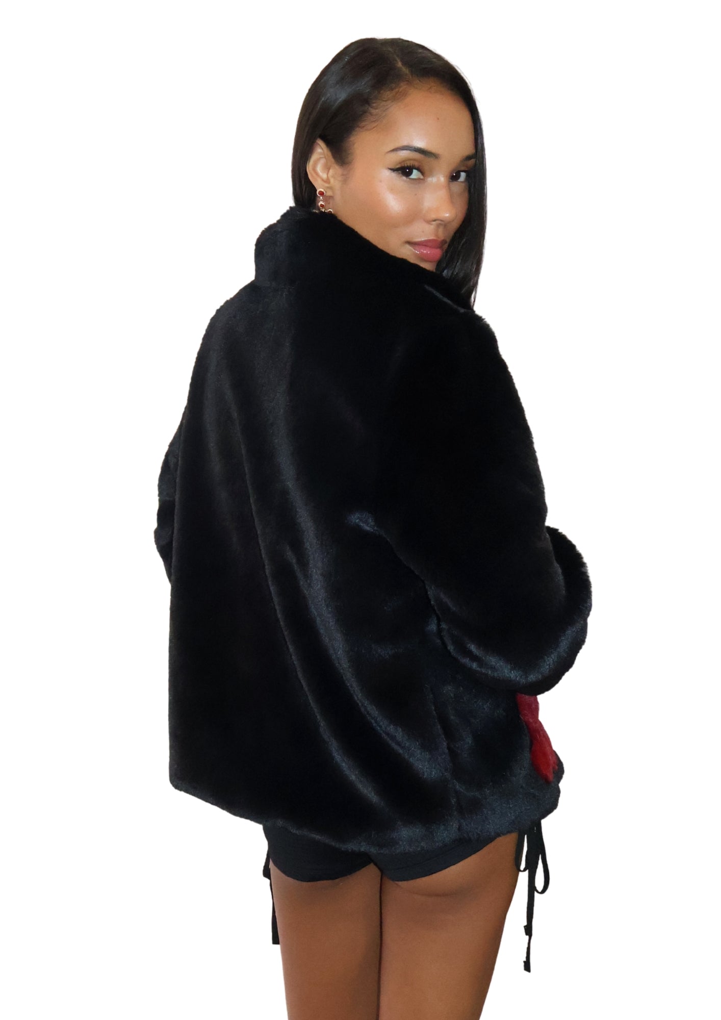 Lucky Petal Fur Coat