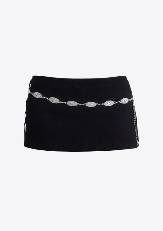 Restyle Belt Skort- Western Belt