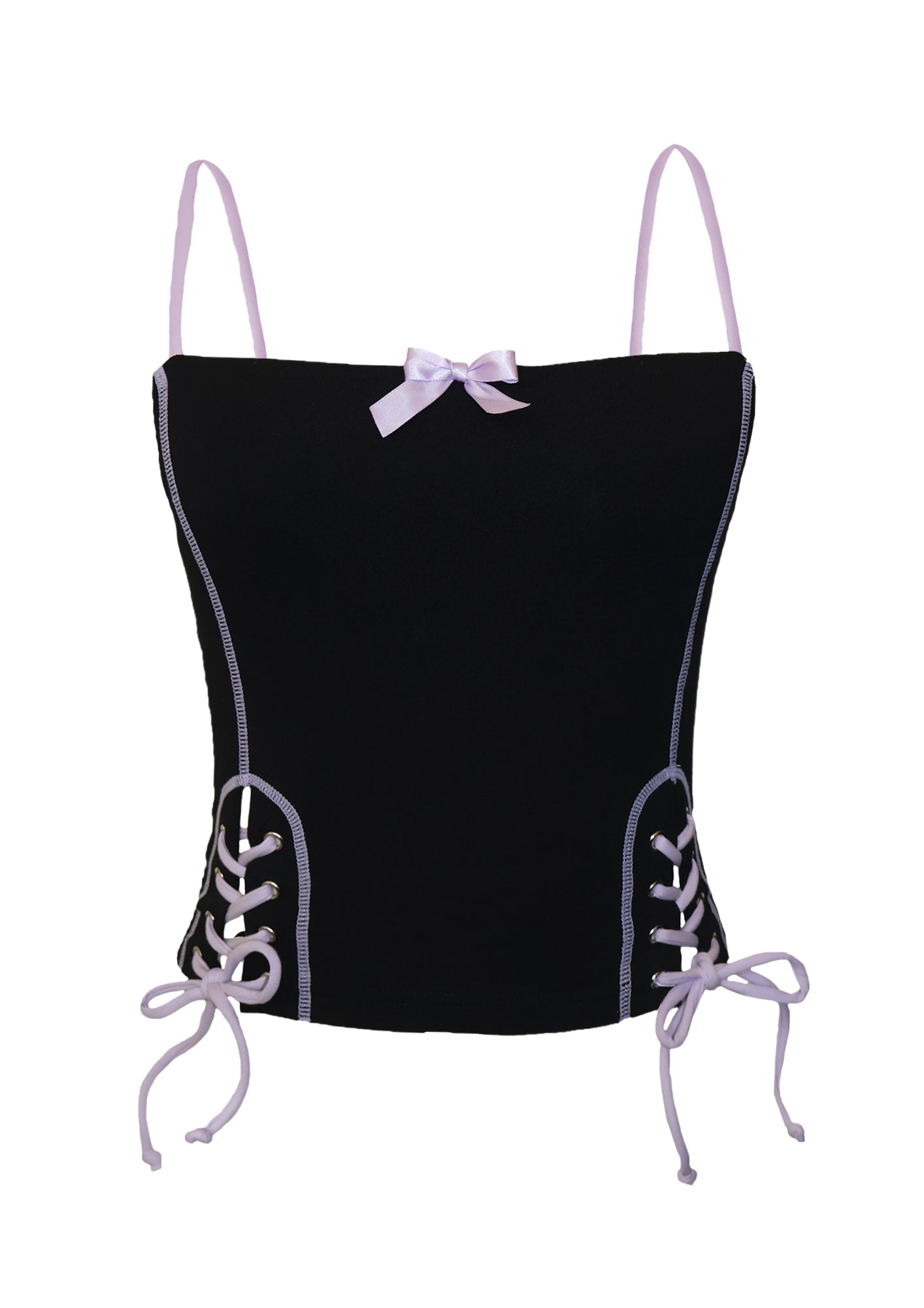 Laced Tank Top- Lavender