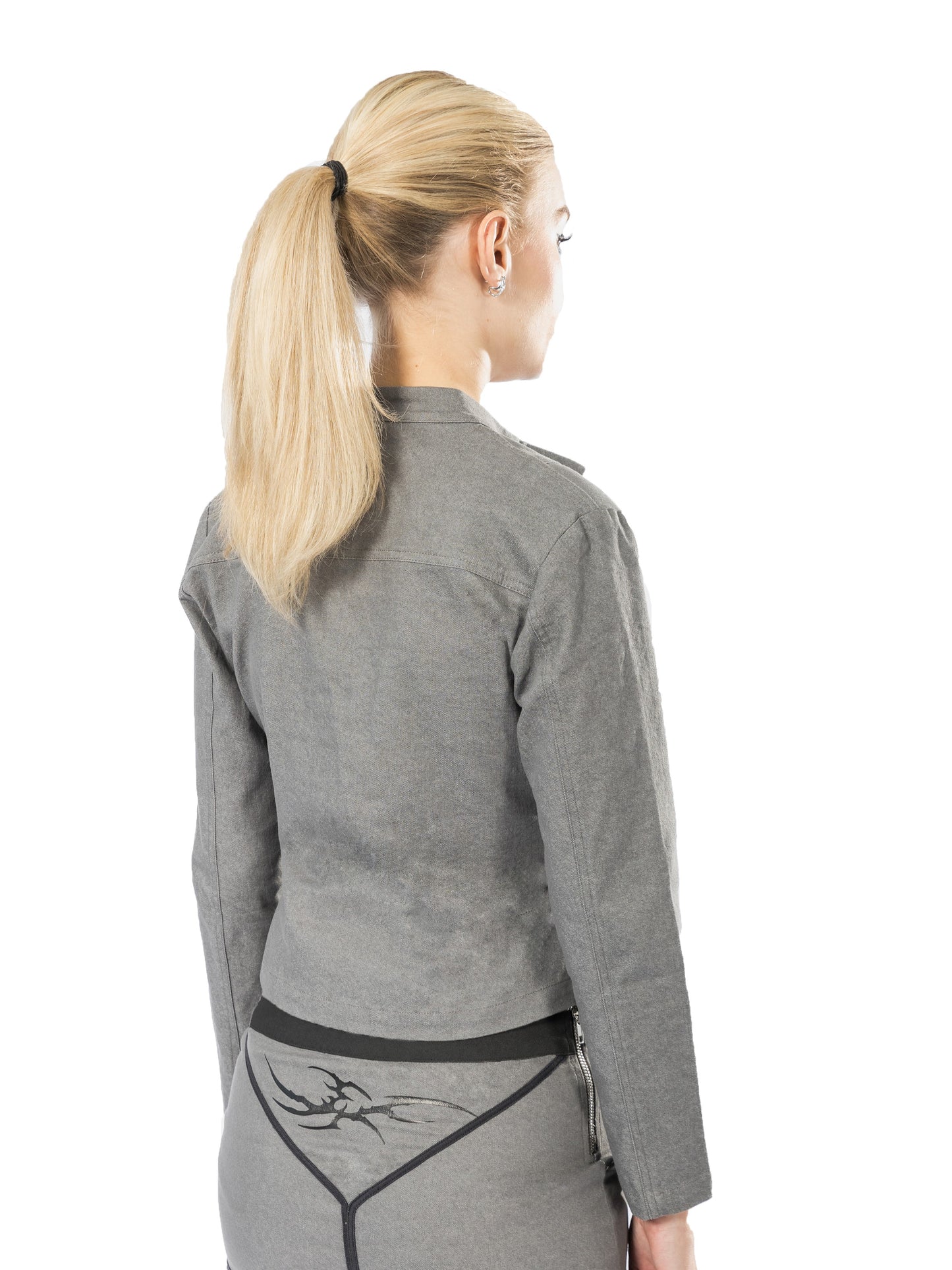 Motto Doll Fitted Jacket- Gray